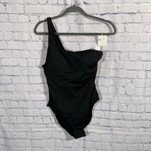 Andie Swim Womens Nantucket One Piece Black Beach Vacation Spring Break XXXL NWT